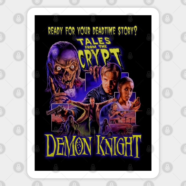 Demon Knight,Classic Horror (Version 2) Magnet by The Dark Vestiary